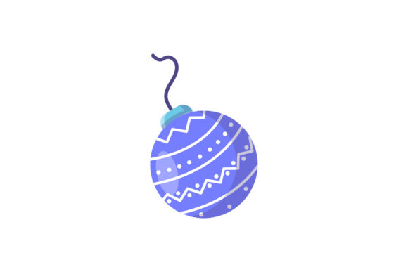 Christmas Beauty Ball Decoration Illustrations