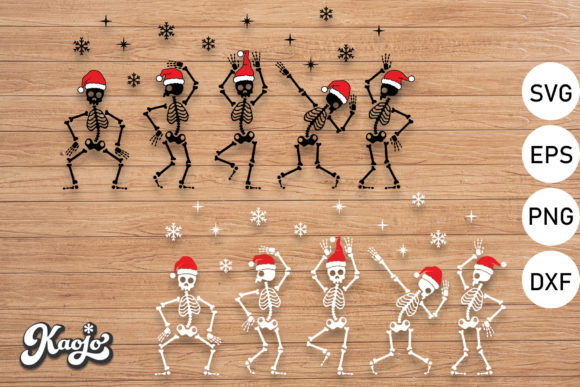 Christmas Dancing Skeleton Illustration Review