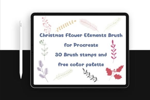 Christmas Flower Brushes for Procreate Review