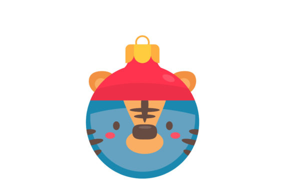 Christmas Head Animal- Illustrations for Festive Web Design