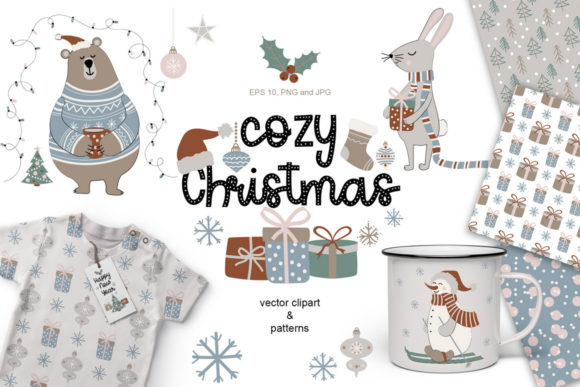 Cozy Christmas - Winter Illustrations