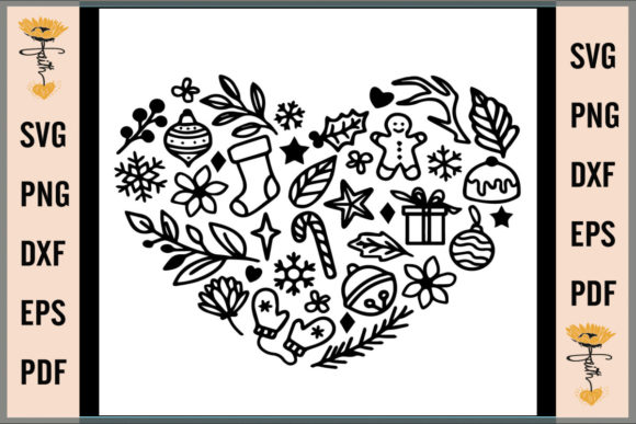 Heart Christmas Symbols Svg Review for Embroidery Projects