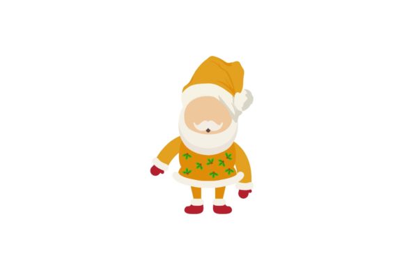 Merry Christmas with Santa Claus Illustration