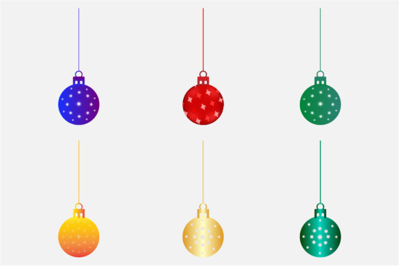 Multicolor Christmas Ball Vector Review